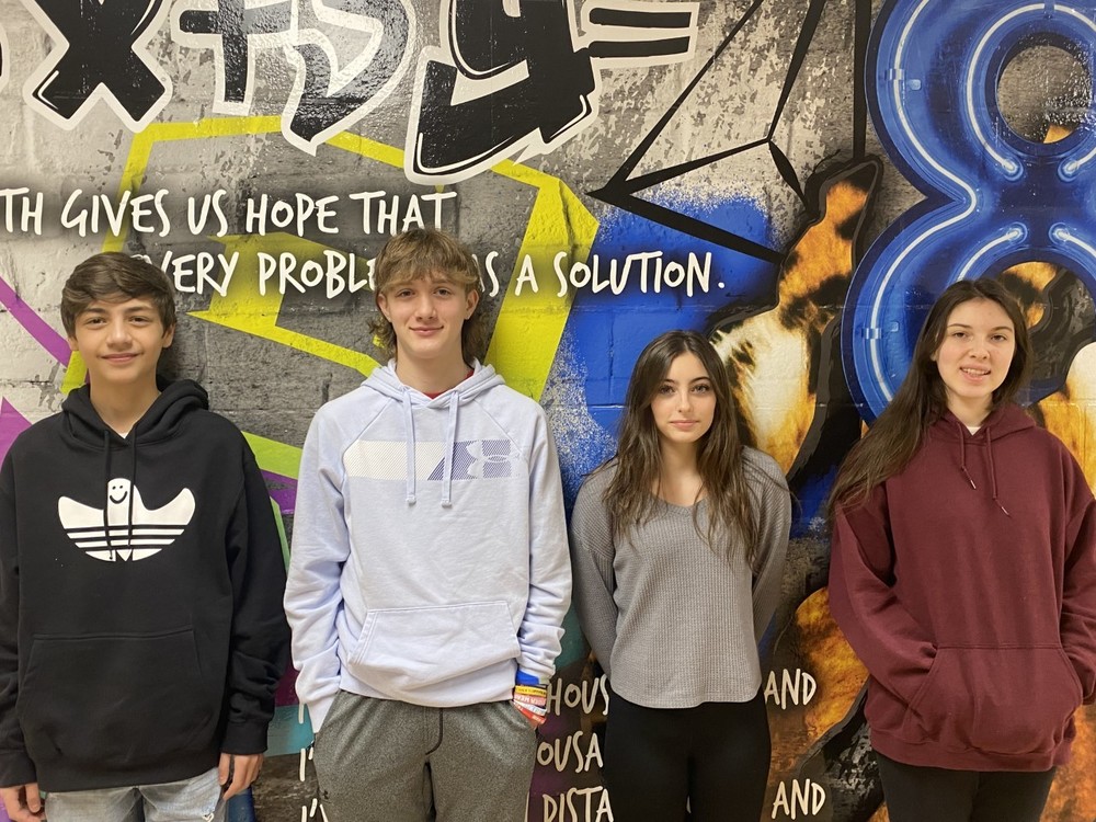 8th grade students of the month