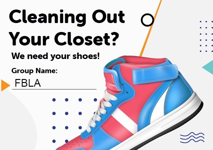 FBLA Shoe Fundraisr