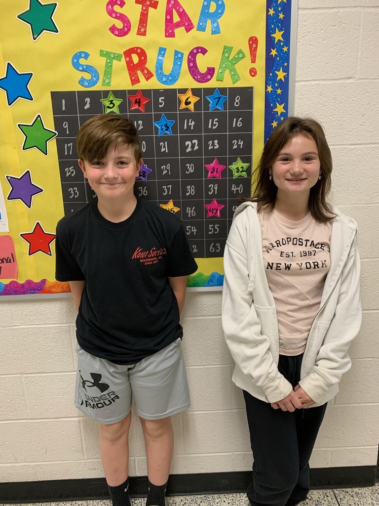 5th grade students of the month